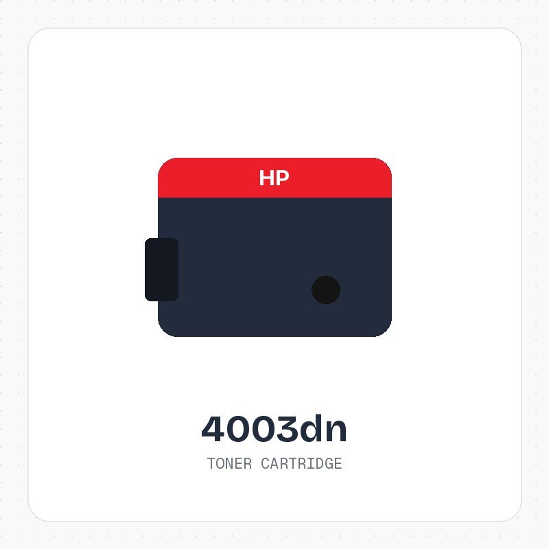 HP Toner for LaserJet Pro 4003dn